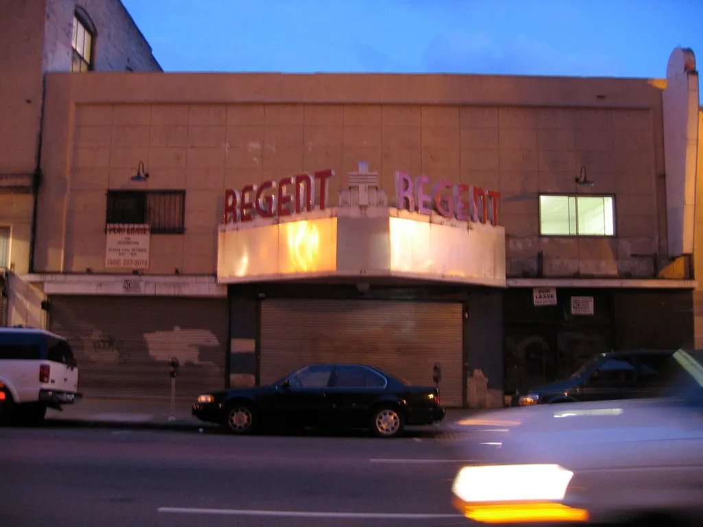 Archival photograph of The Regent Theater, Los Angeles (2006)