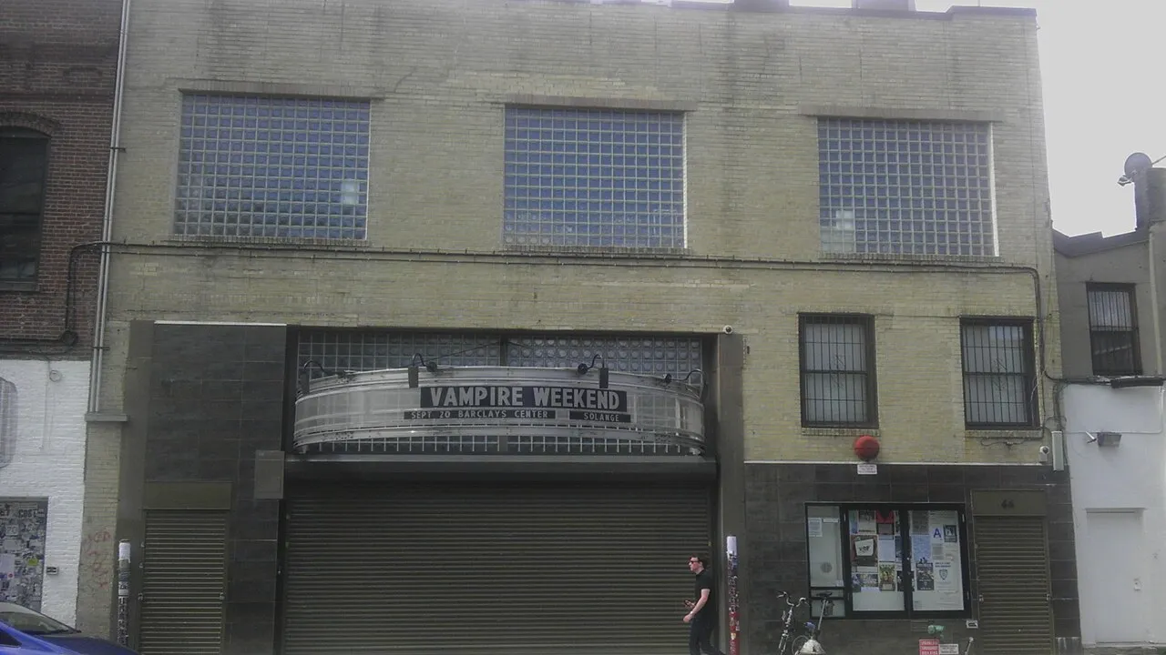 Archival photograph of Music Hall of Williamsburg, New York (2013)