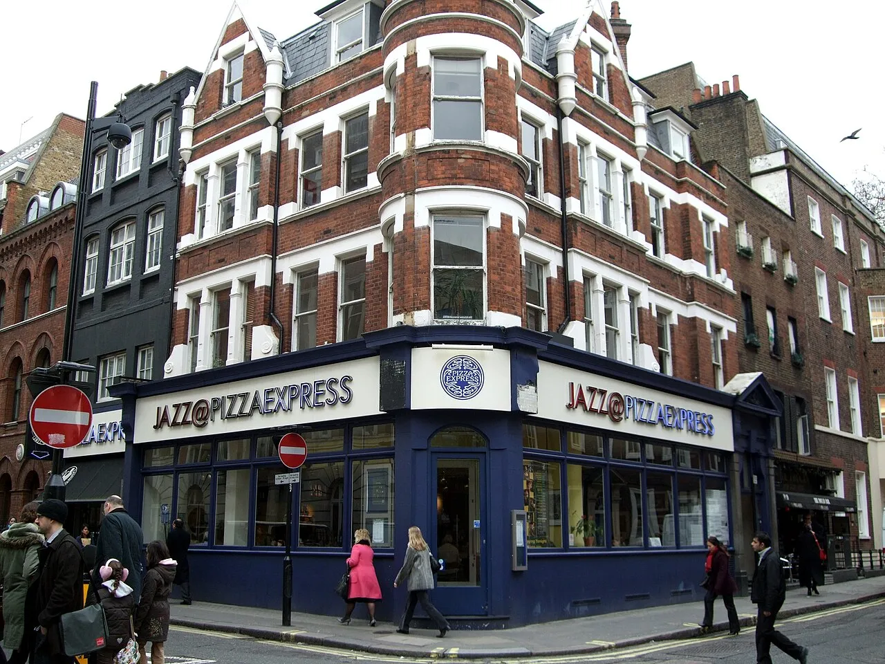 Archival photograph of PizzaExpress Jazz Club, Soho, London (2009)