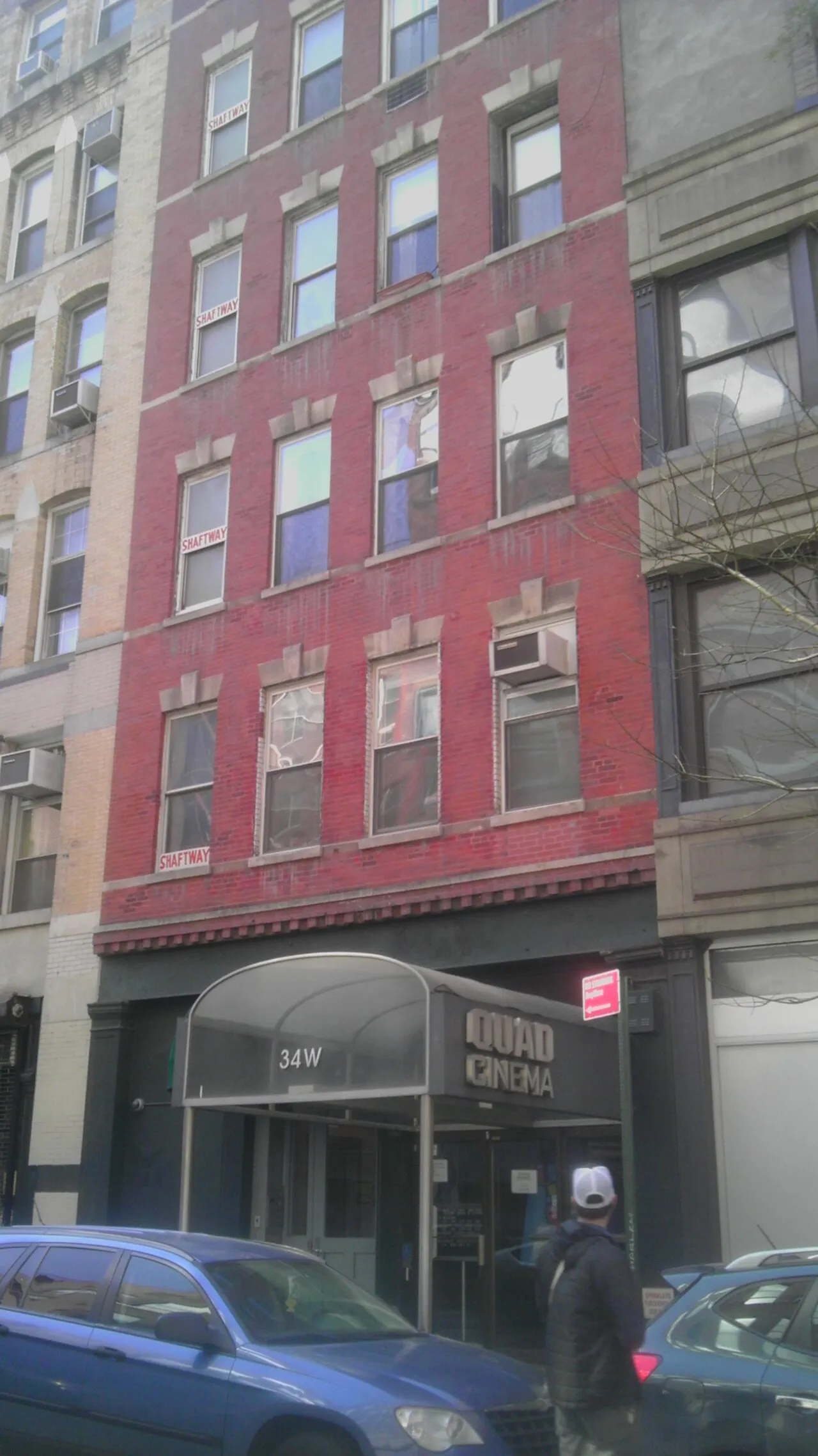 Archival photograph of Quad Cinema, New York (2014)