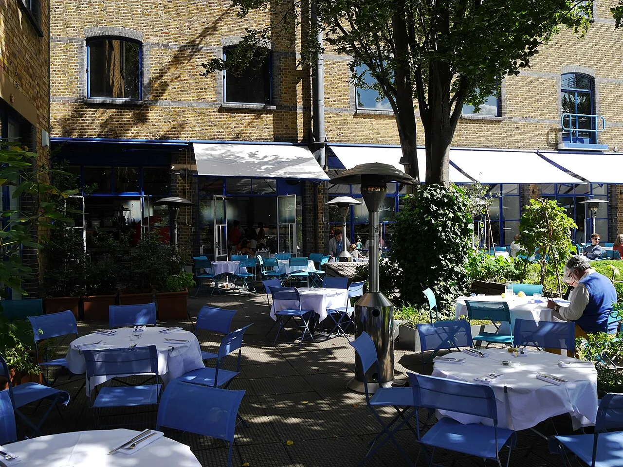 Archival photograph of The River Café, London (2014)