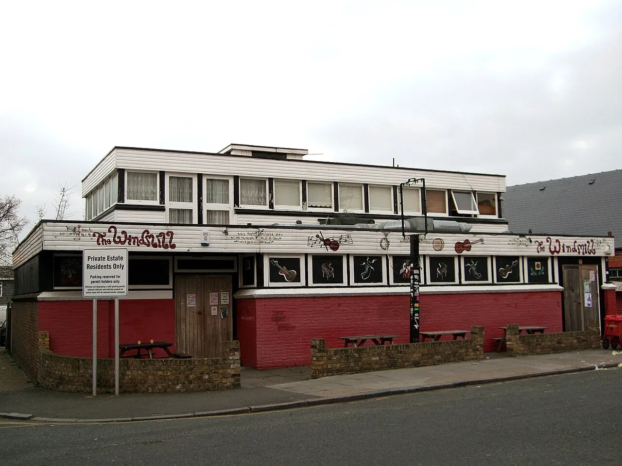 Archival photograph of Windmill Brixton, London (2008)