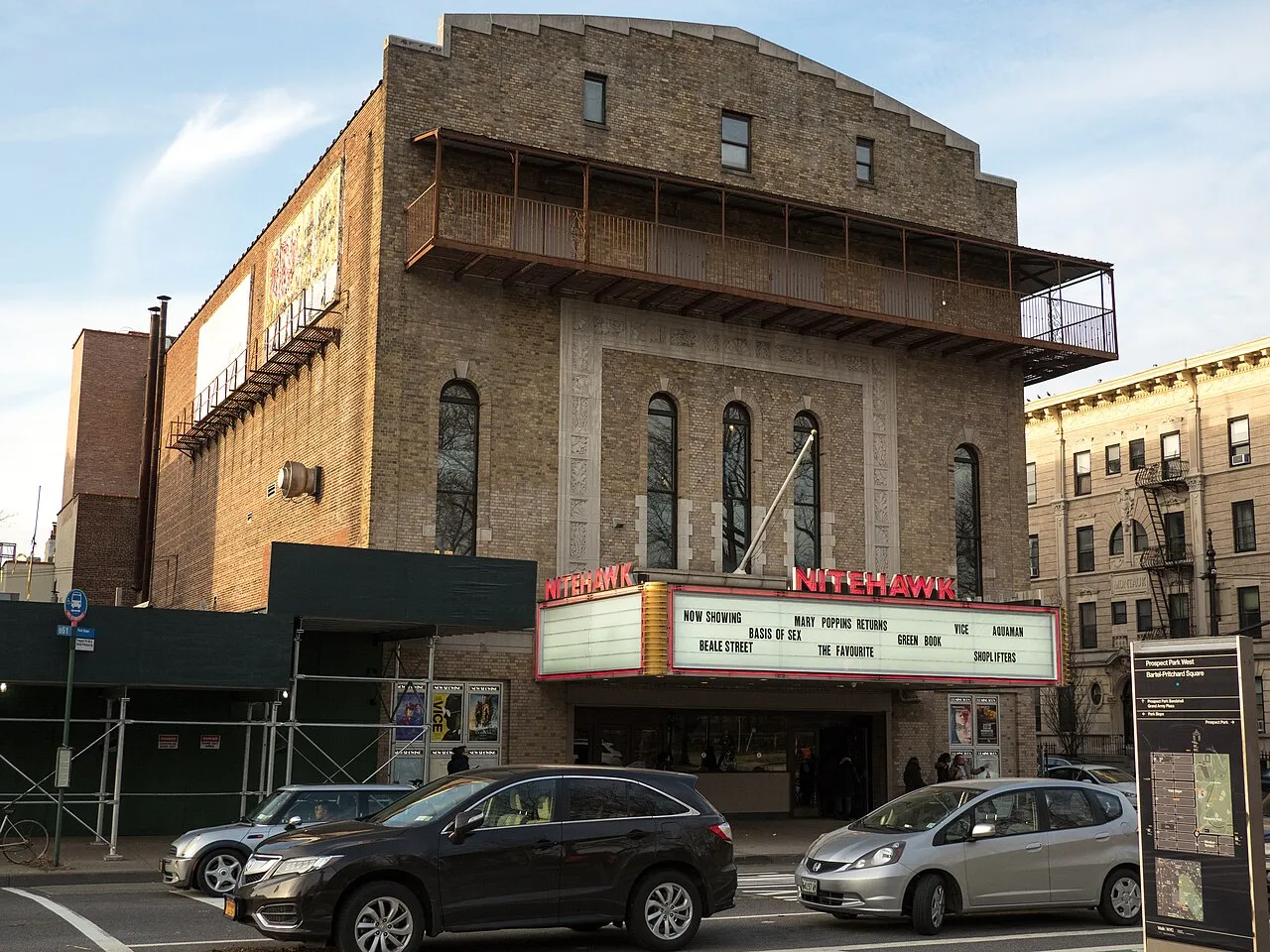 Archival photograph of Nitehawk Cinema: Prospect Park, New York (2019)