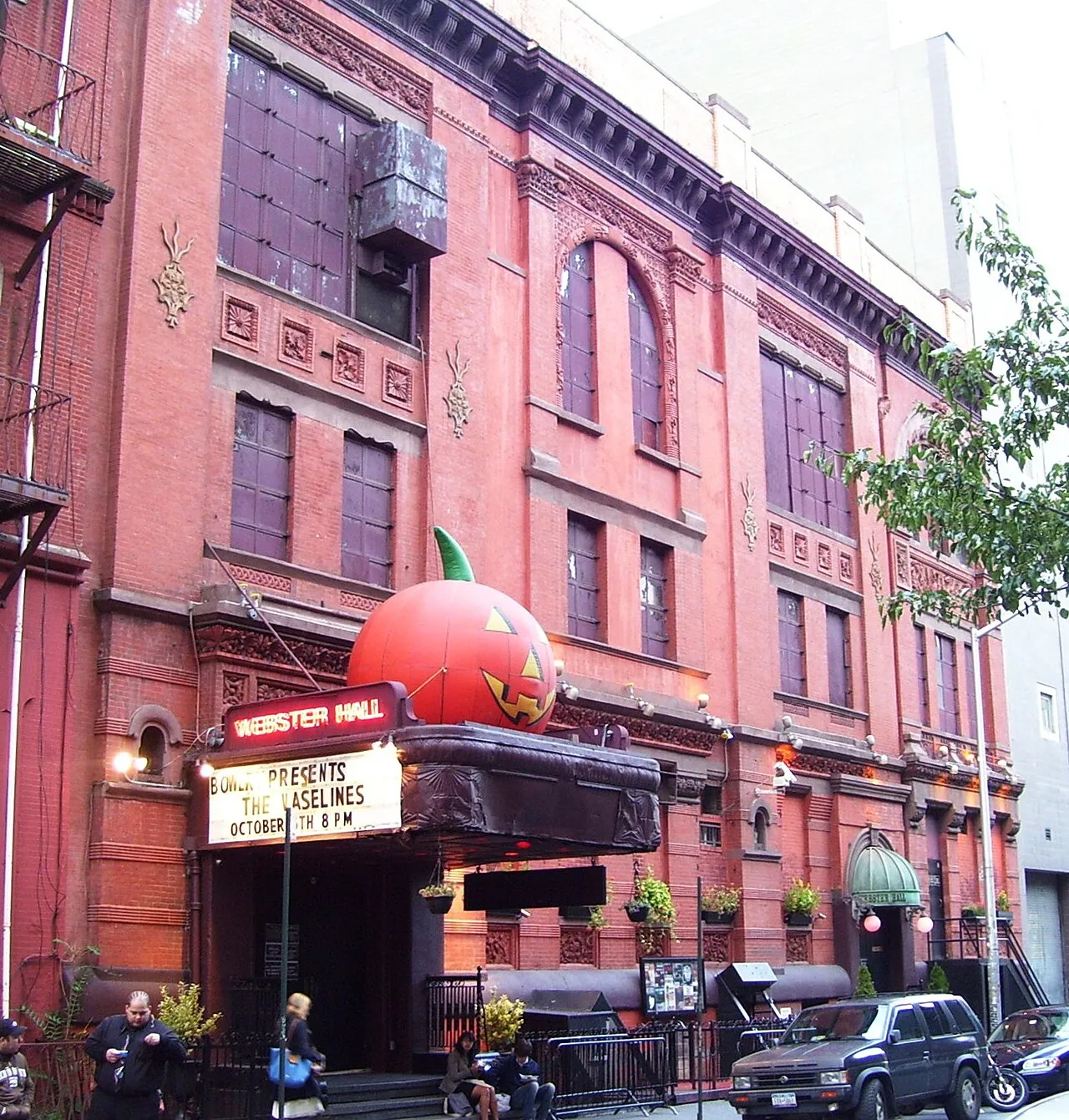 Archival photograph of Webster Hall, New York (2010)