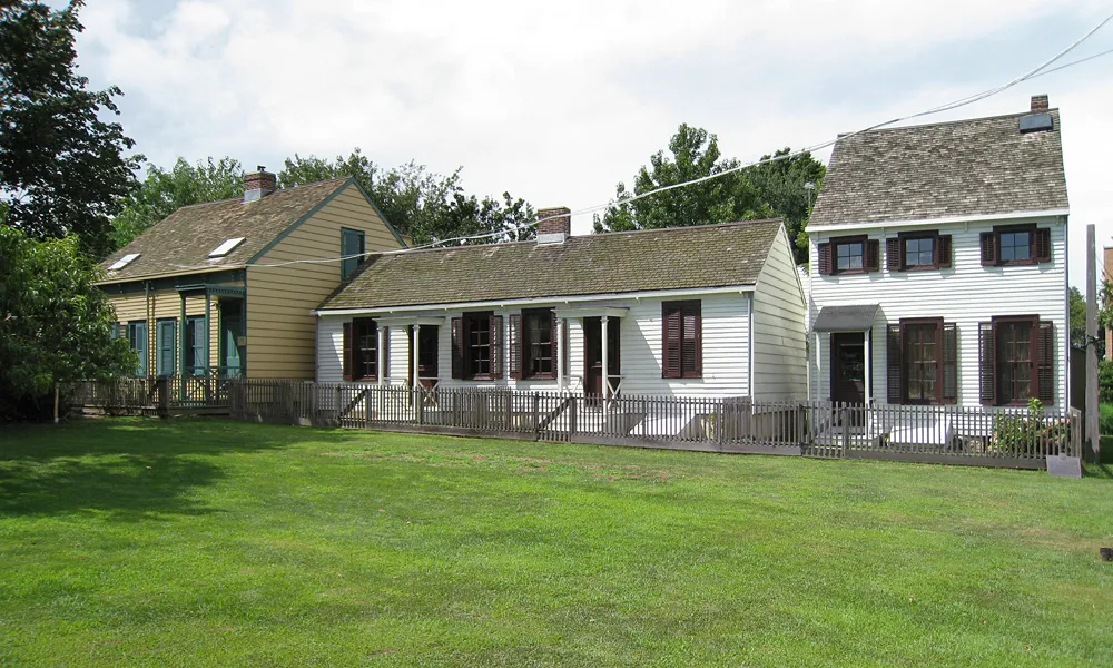 Archival photograph of Weeksville Heritage Center, New York (2009)