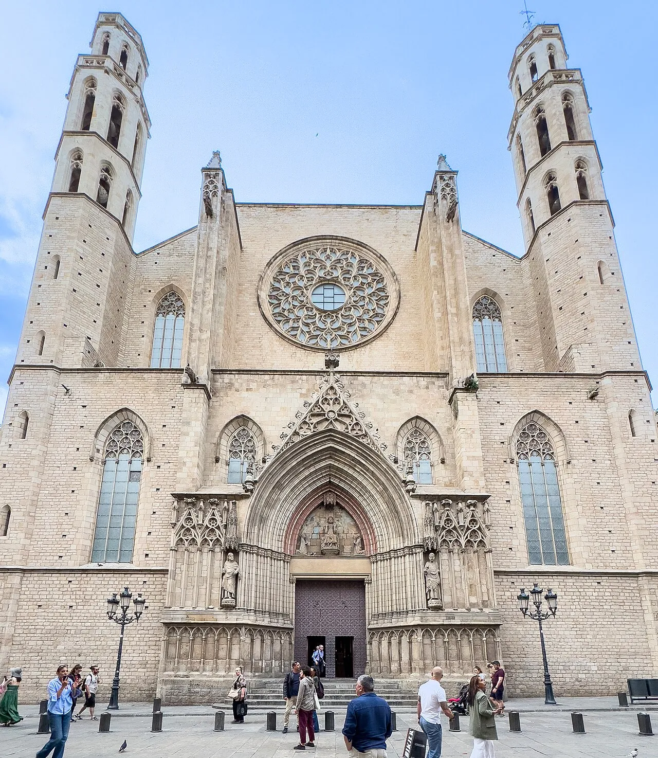 Fotografía de archivo: basílica de Santa María del Mar