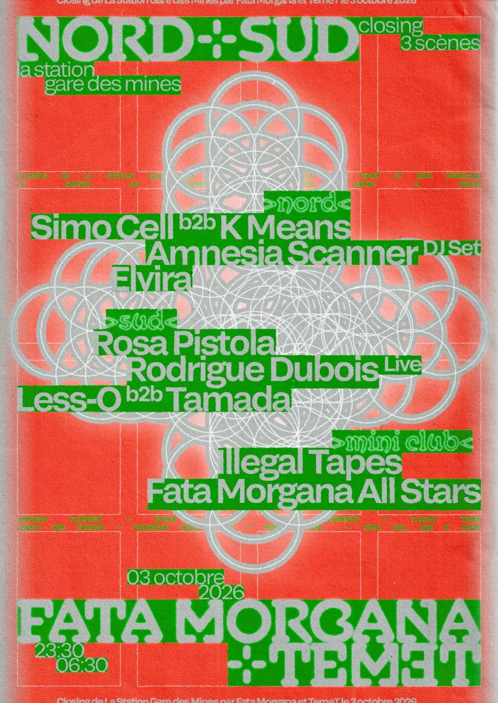Visuel officiel : TEMET x Fata Morgana à La Station