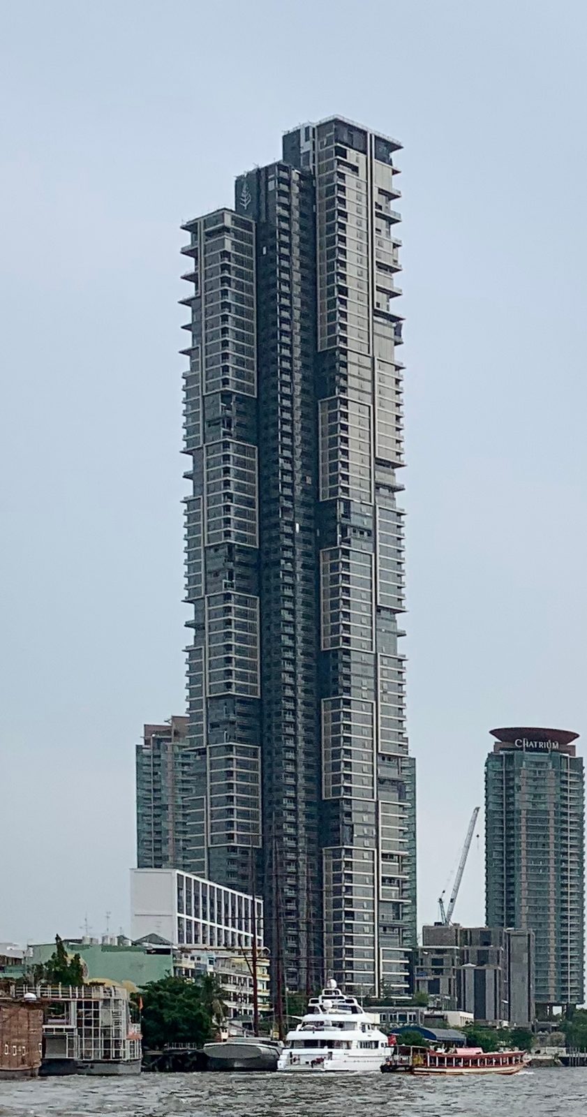 The adjacent Four Seasons Private Residences tower in Bangkok in May 2019, not BKK Social Club