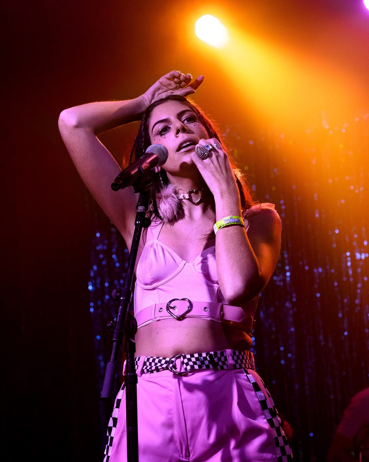 FRANKIE performing at The Echo in Los Angeles on 21 February 2019