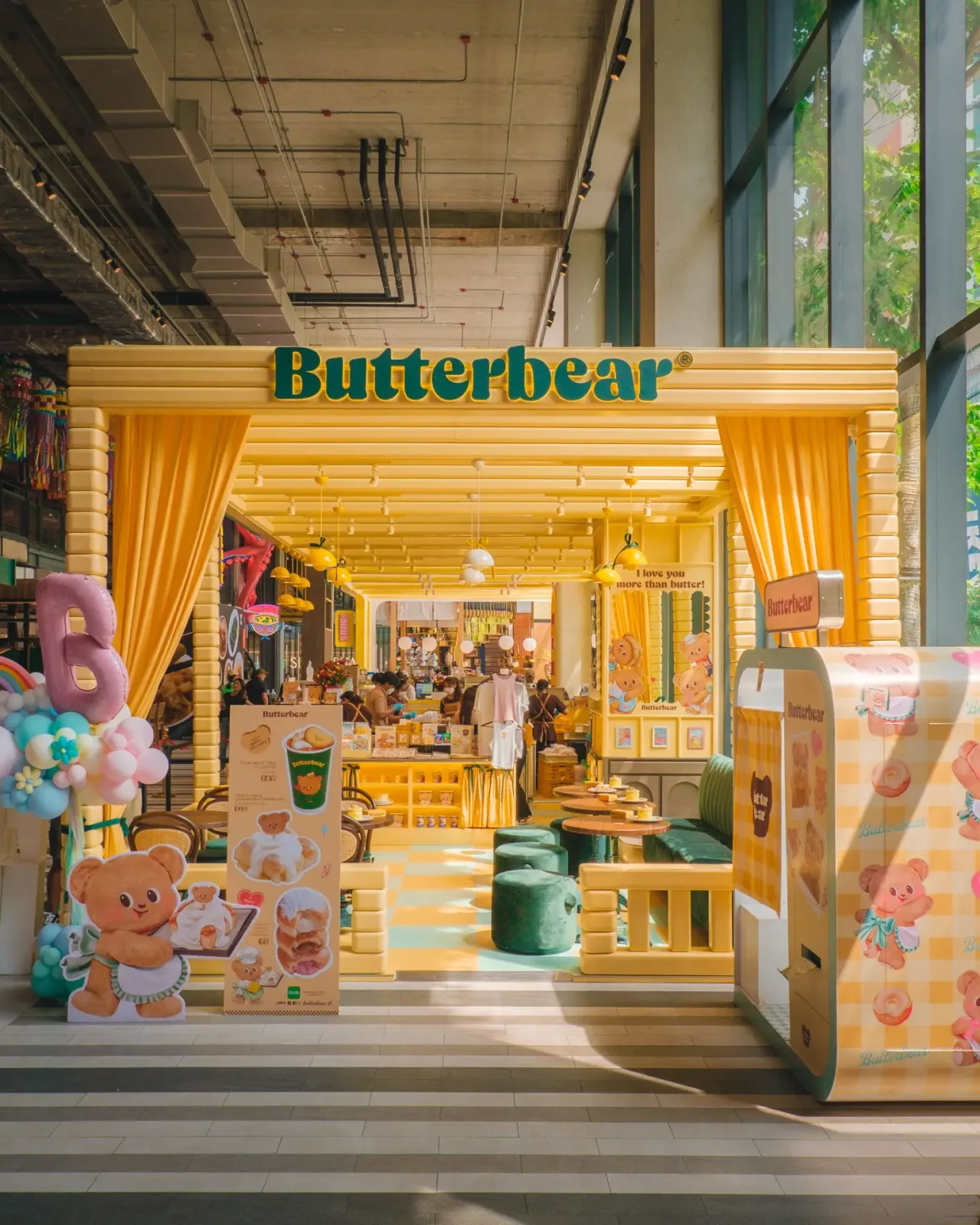 Butterbear Cafe เอ็มสเฟียร์ : อาคารด้านนอก