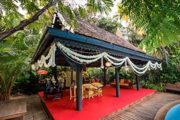 พิพิธภัณฑ์วัฒนธรรมดอกไม้ : ลานภายใน