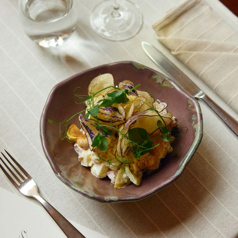 Gioia Cocina Botánica: plated vegetable starter