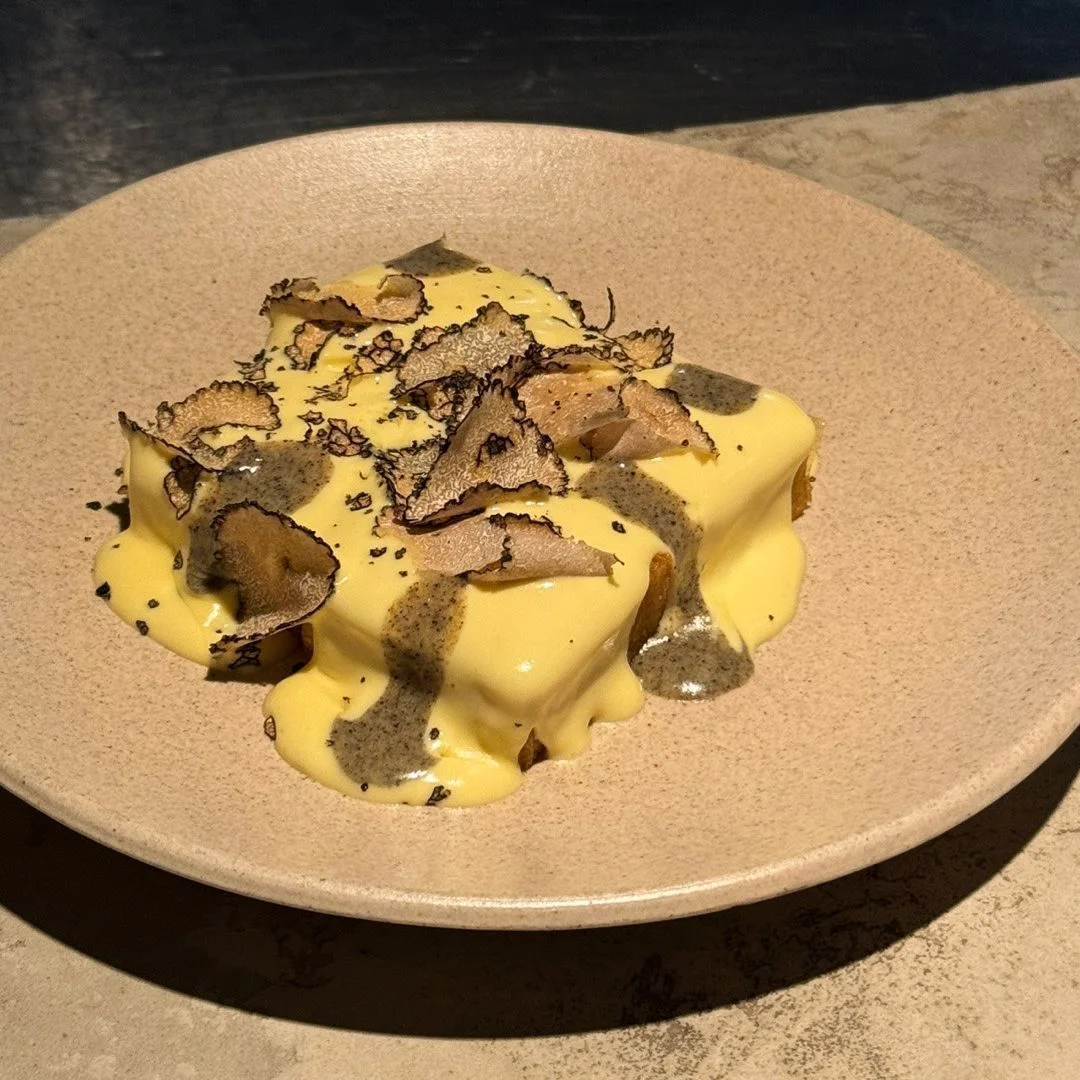 ELPIC: plated pasta with shaved truffle