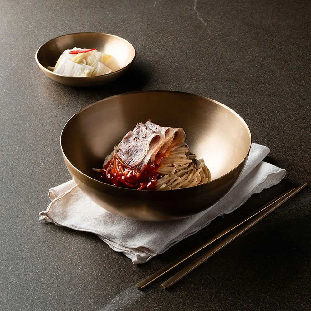 Myeon Seoul: noodles served in a metal bowl