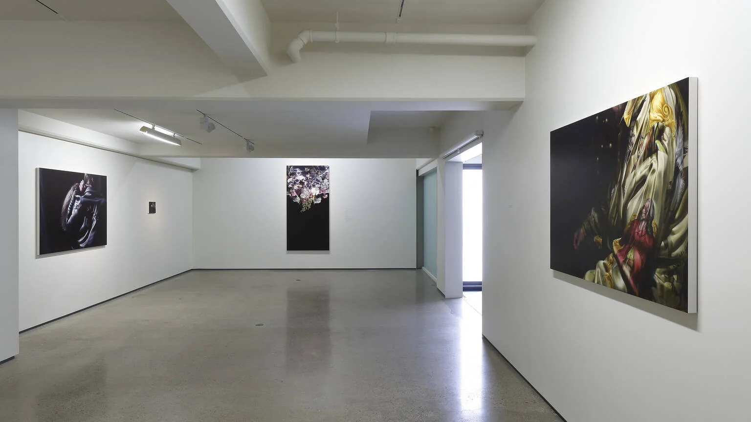 Gallery Koyanagi: large photographic works displayed along the gallery's white walls