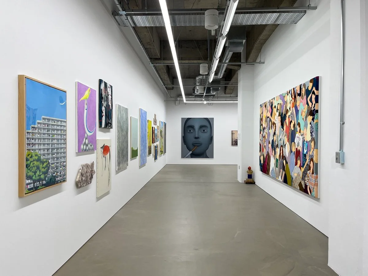 Goyo Gallery: colourful artworks displayed throughout the gallery