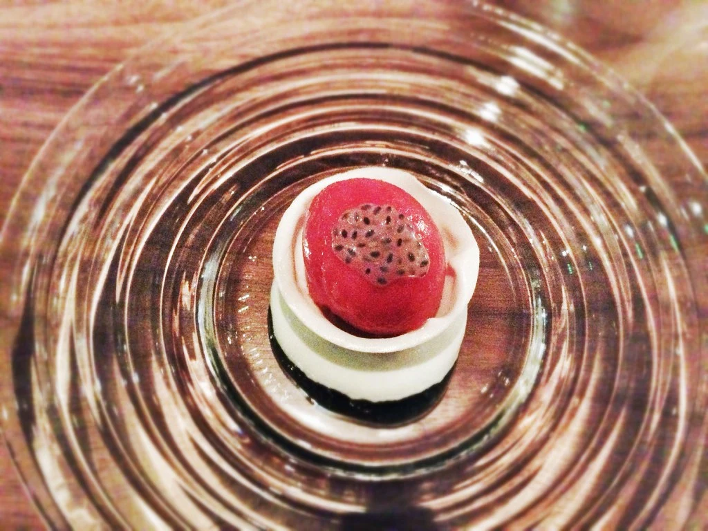 Archival photograph of food at Orsa & Winston (2013)