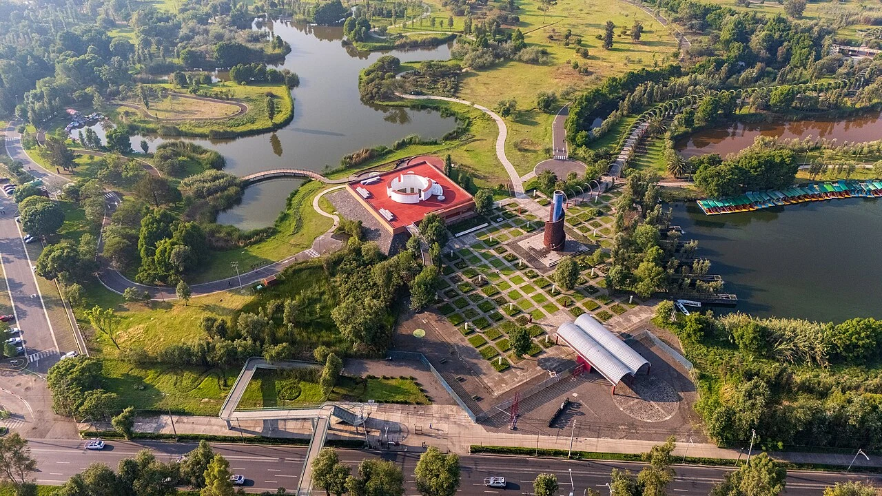 Vista aérea de Parque Ecológico de Xochimilco (2026)