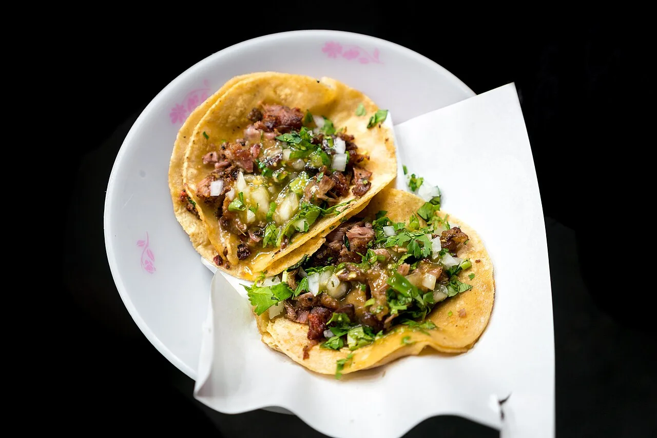 Food served at Taqueria Los Cocuyos (2016)